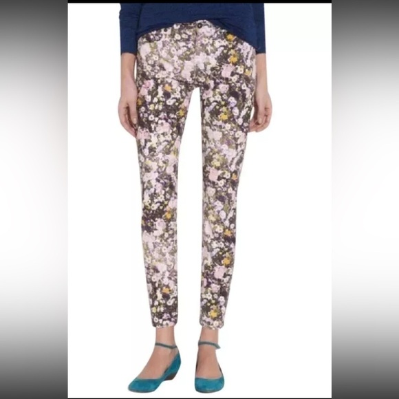 Madewell Women's Skinny Skinny Ankle Jeans Sz 29 Floral Boho Preppy Stretch - Picture 2 of 13